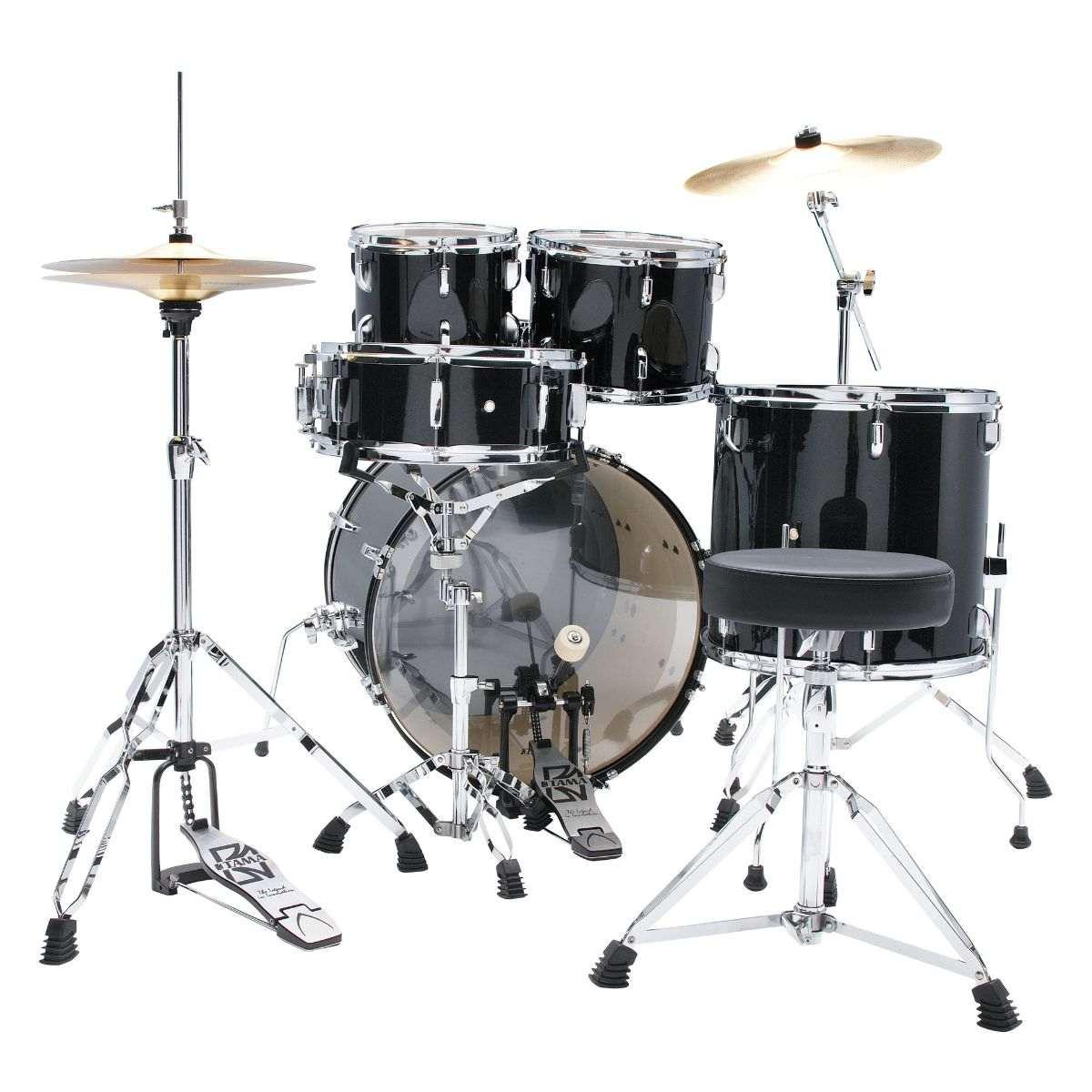 TAMA ST52H5-BNS STAGESTAR 5-pezzi kit completo cassa 22 Black Night Sparkle
