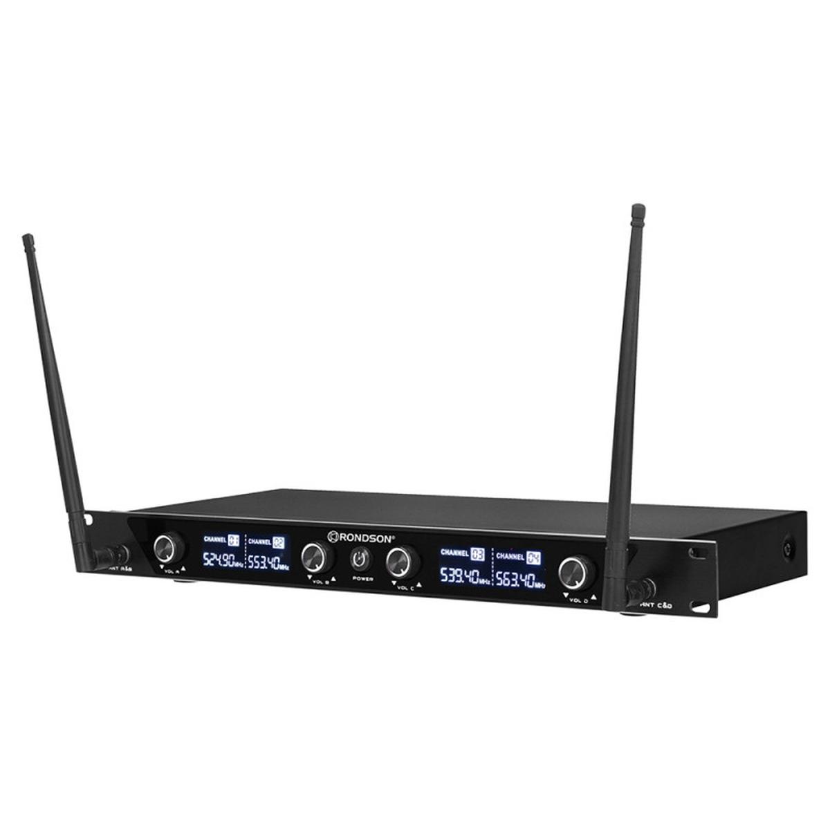 Rondson be1040 set 4 radiomicrofoni a mano