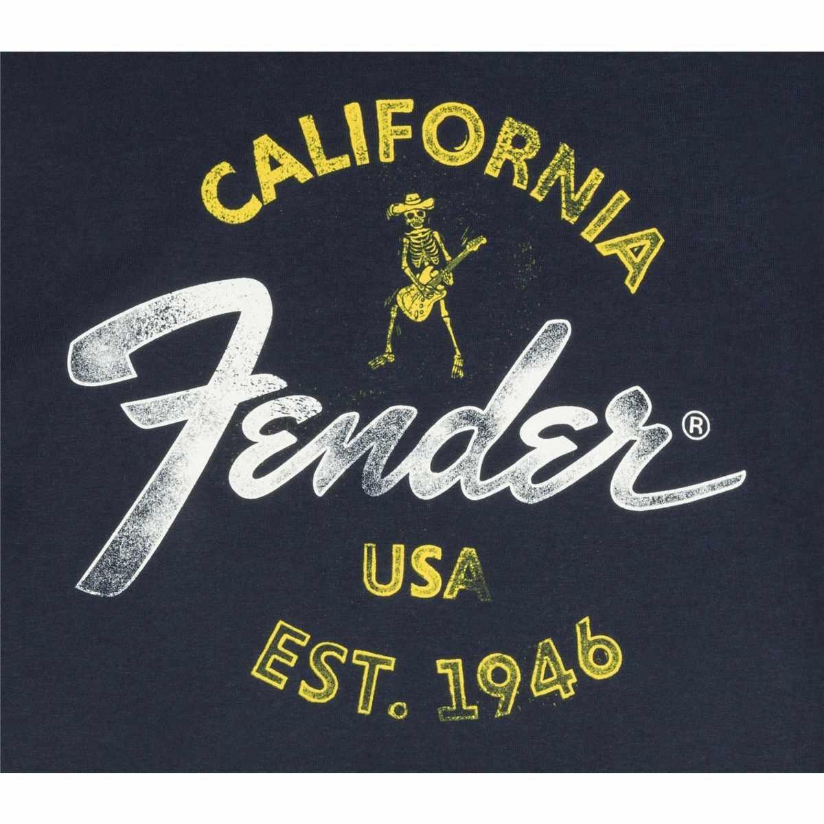 Fender baja blue t shirt (l)