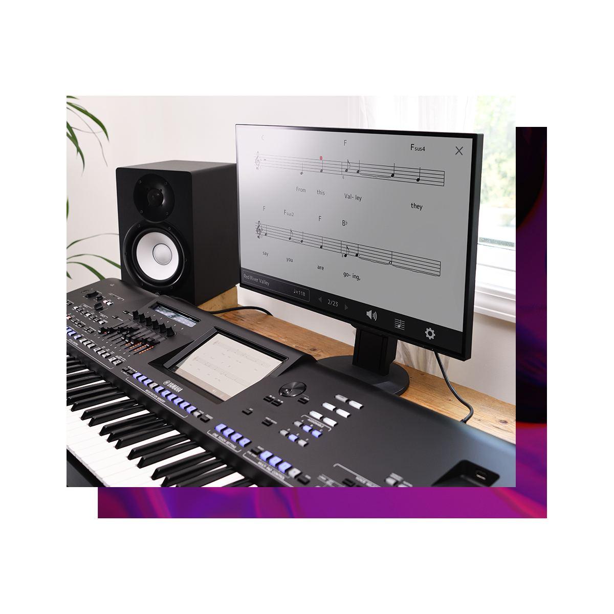 Yamaha genos 2 workstation arranger 76 tasti