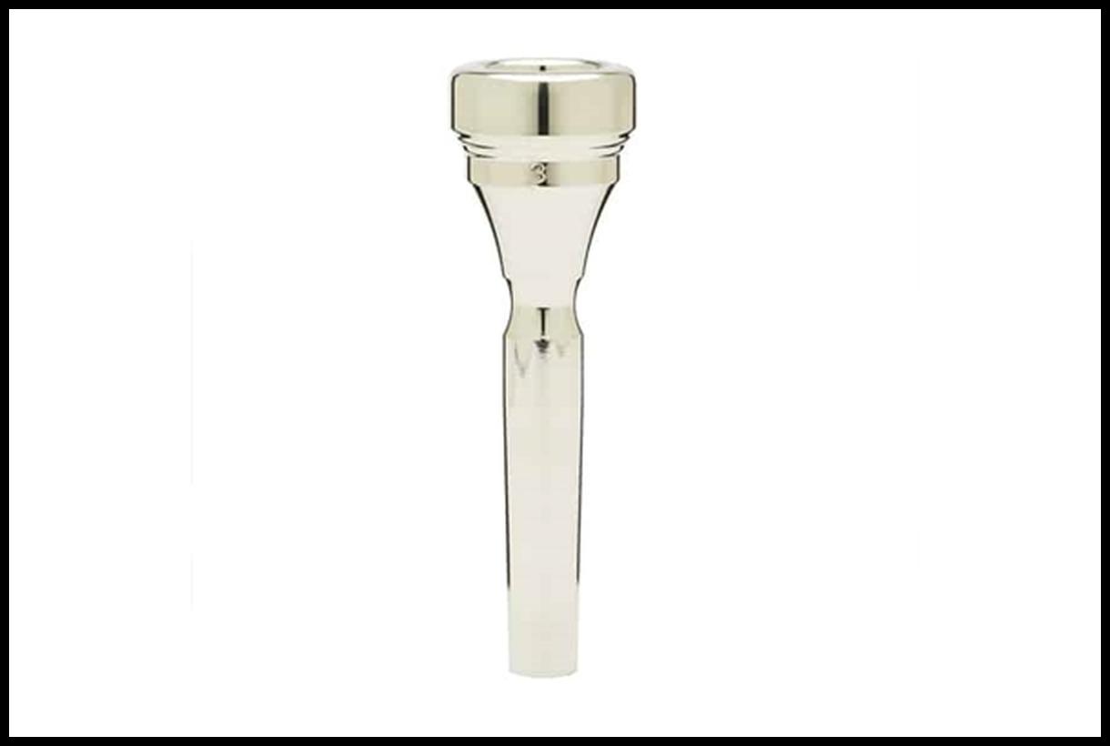 DENIS WICK 3 Bocchino Tromba CLASSIC Silver Plated