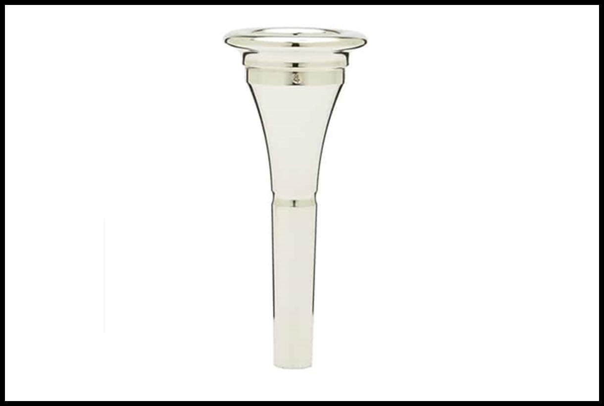 DENIS WICK 4 Bocchino Corno bordo largo CLASSIC Silver Plated