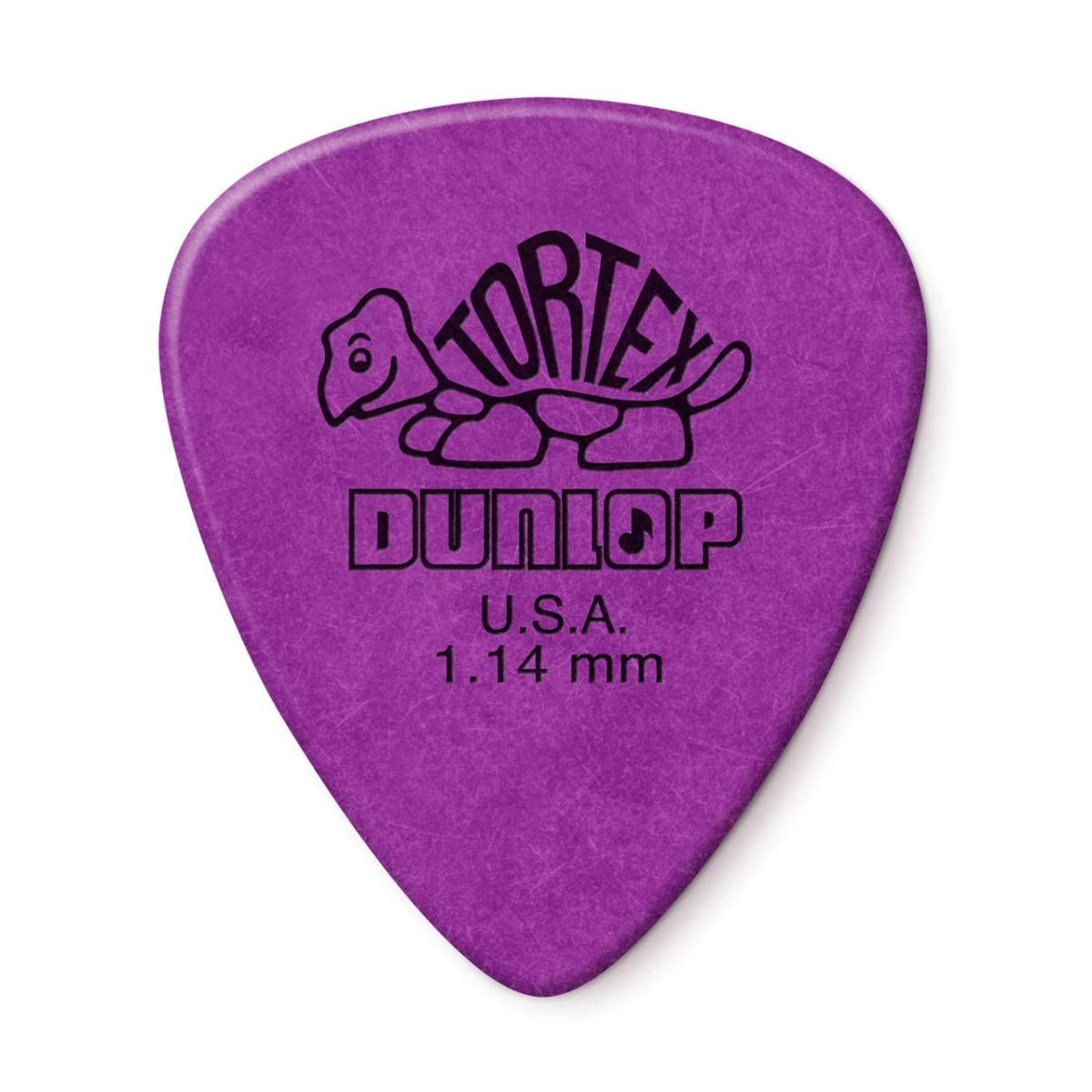DUNLOP 418 TORTEX STANDARD PURPLE 1.14 mm