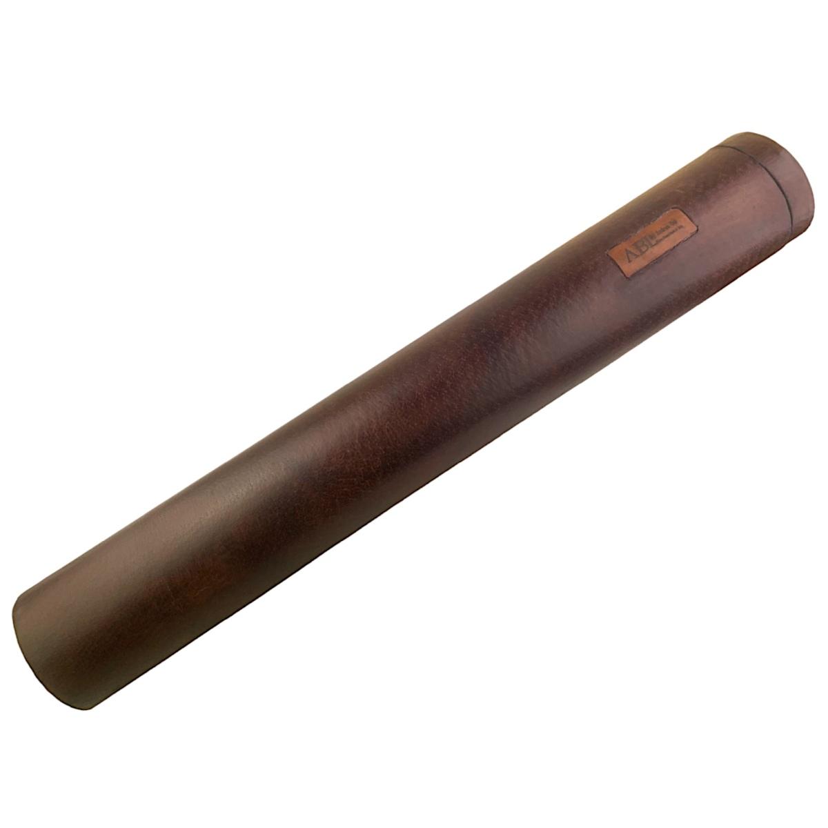 ABL CUSTODIA BACCHETTA IN RADICA DI NOCE RIVESTITA IN PELLE int.5,5/est.6
