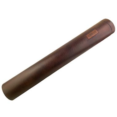 ABL CUSTODIA BACCHETTA IN RADICA DI NOCE RIVESTITA IN PELLE int.3,2/est.4cm