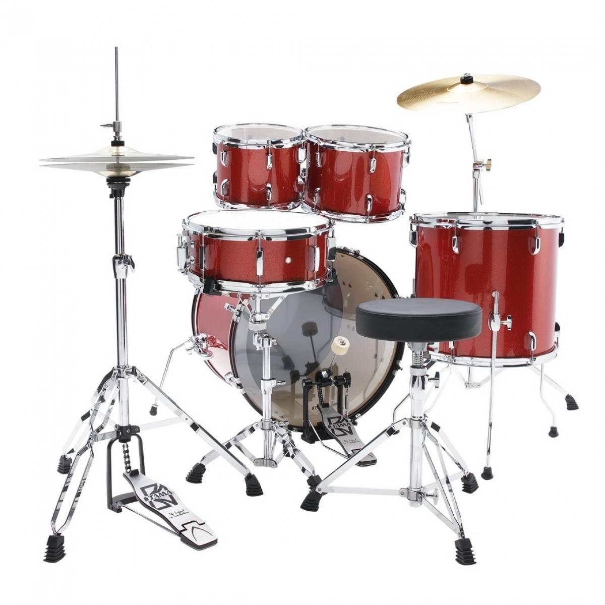 TAMA ST52H5-CDS STAGESTAR 5-pezzi kit completo cassa 22 Candy Red Sparkle