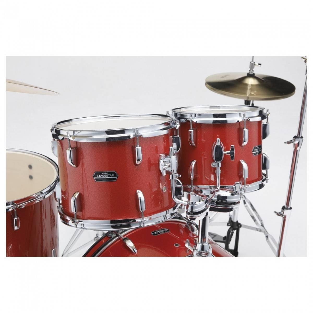 TAMA ST52H5-CDS STAGESTAR 5-pezzi kit completo cassa 22 Candy Red Sparkle
