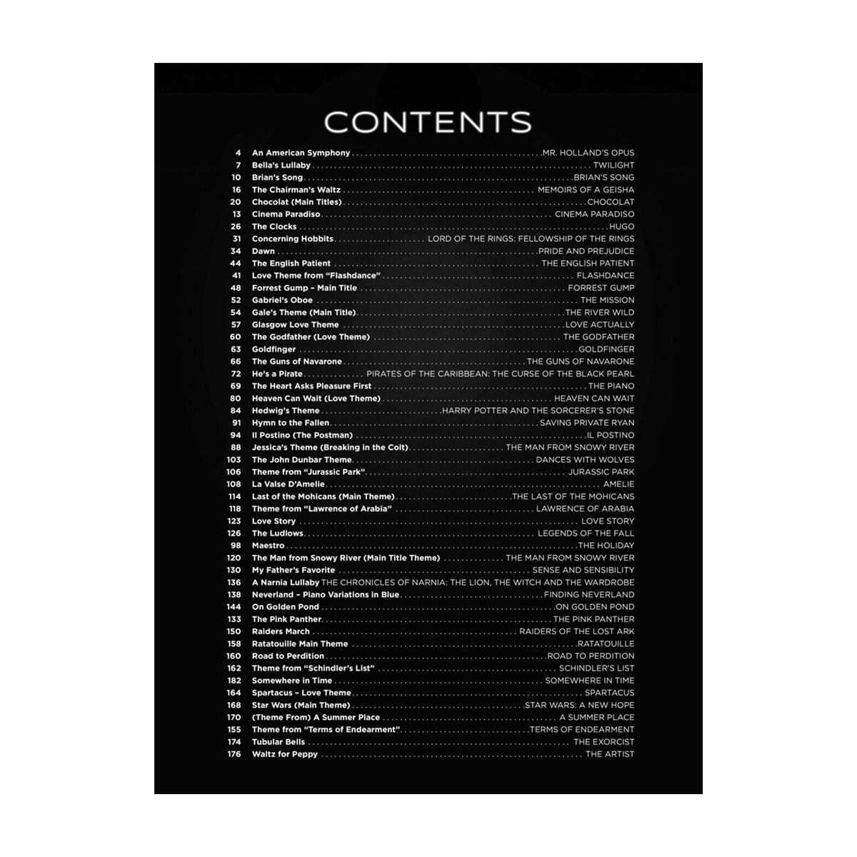 First 50 movie themes easy piano