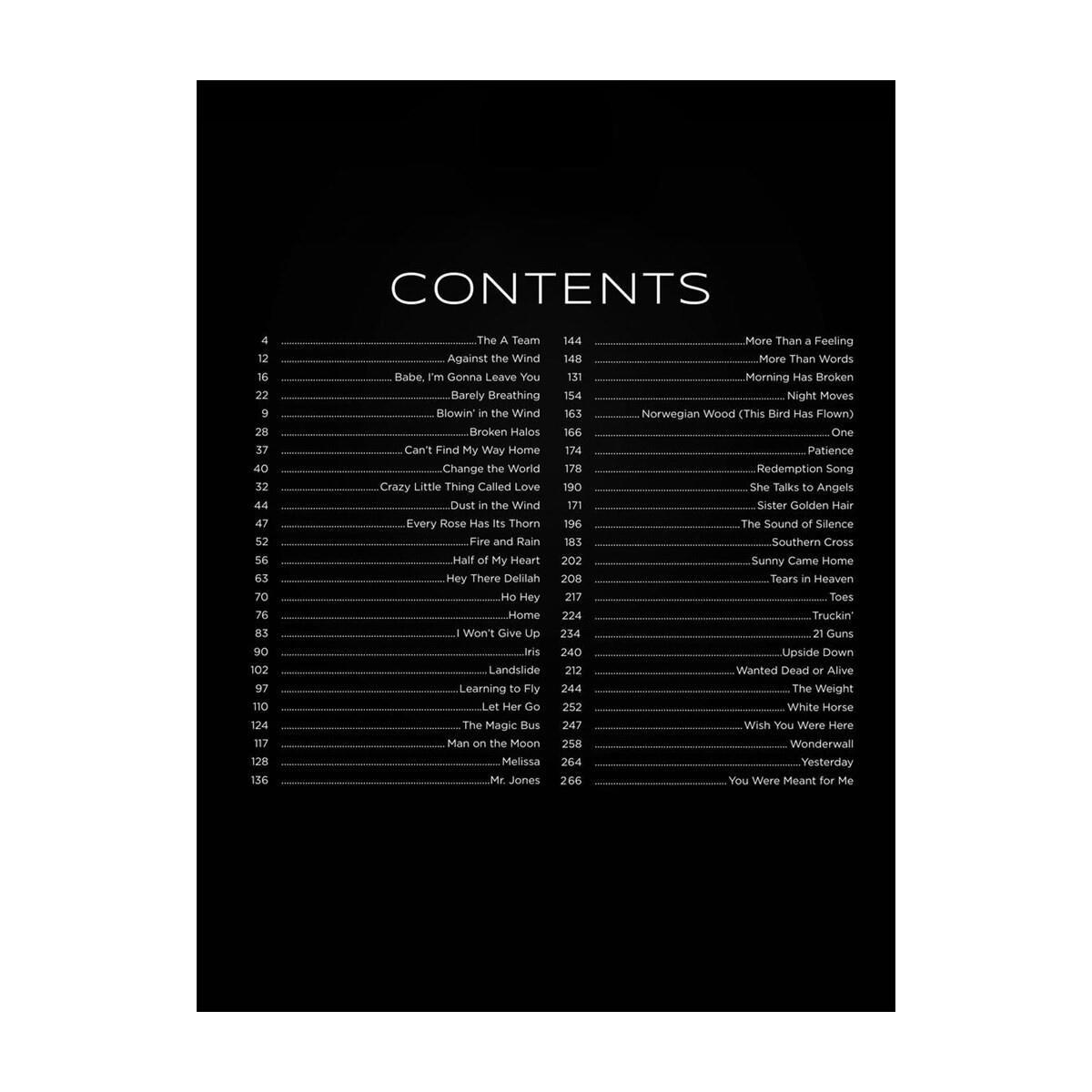 First 50 acoustic songs pianoforte