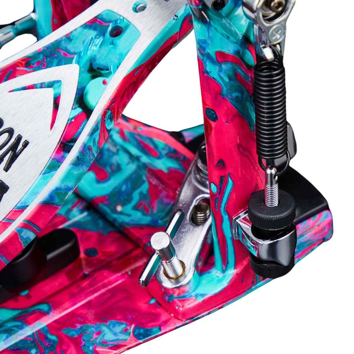 TAMA HP900PWMCS 50th Limited Iron Cobra Marble Coral Swirl Power Glide Doppio Pedale