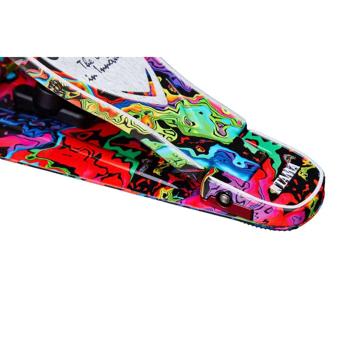 TAMA HP900RWMPR 50th Limited Iron Cobra Marble Psychedelic Rainbow Rolling Glide Doppio Pedale