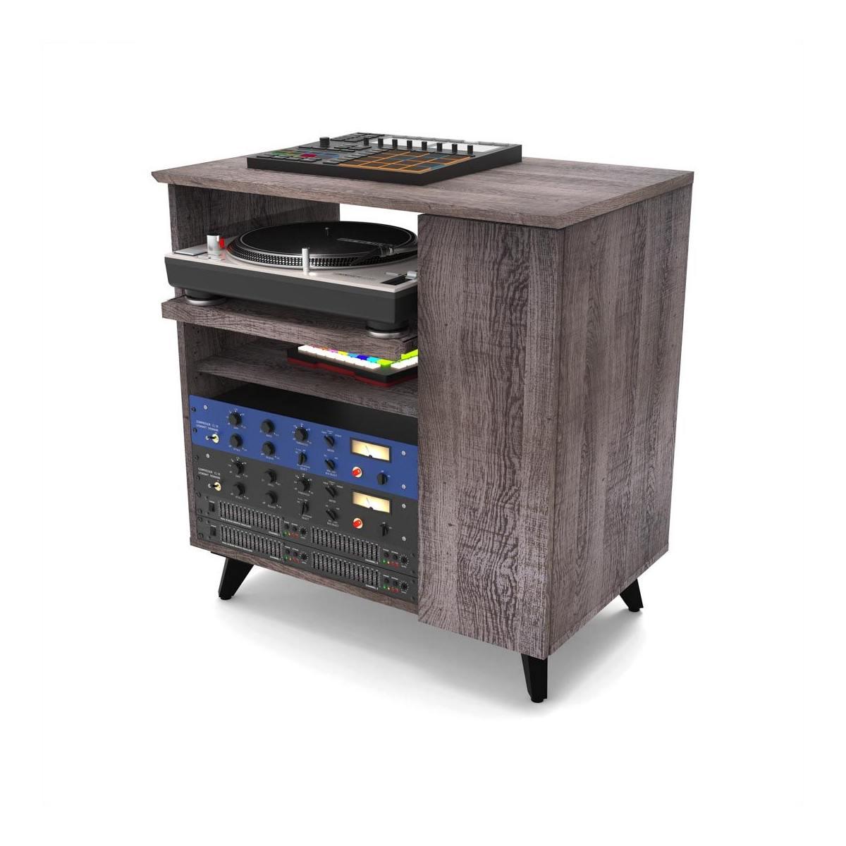 Glorious modular side rack walnut