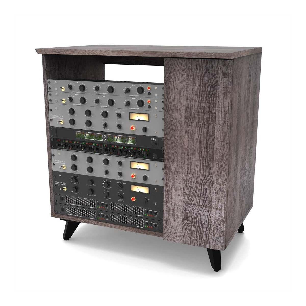 Glorious modular side rack walnut