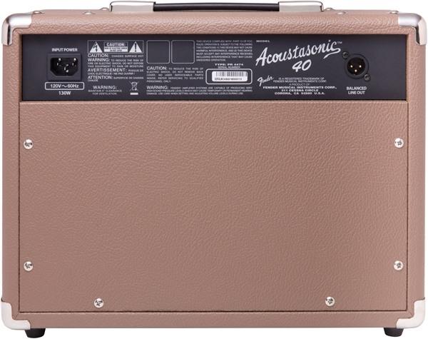 Fender acoustasonic 40 amplificatore per chitarra acustica