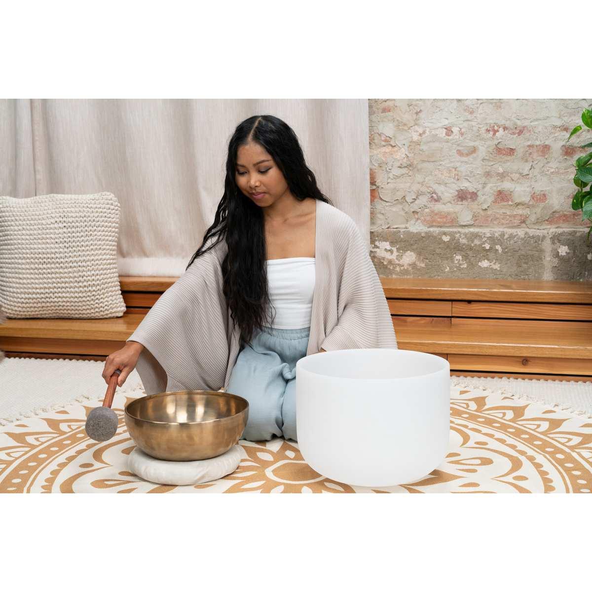 SONIC ENERGY SB-PDM-FS-L Sound Bath Double Mallet, Grande