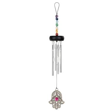 SONIC ENERGY HCC12MINI MINI CHAKRA CHIME 12"/ 30 CM HAMSA, ARGENTO