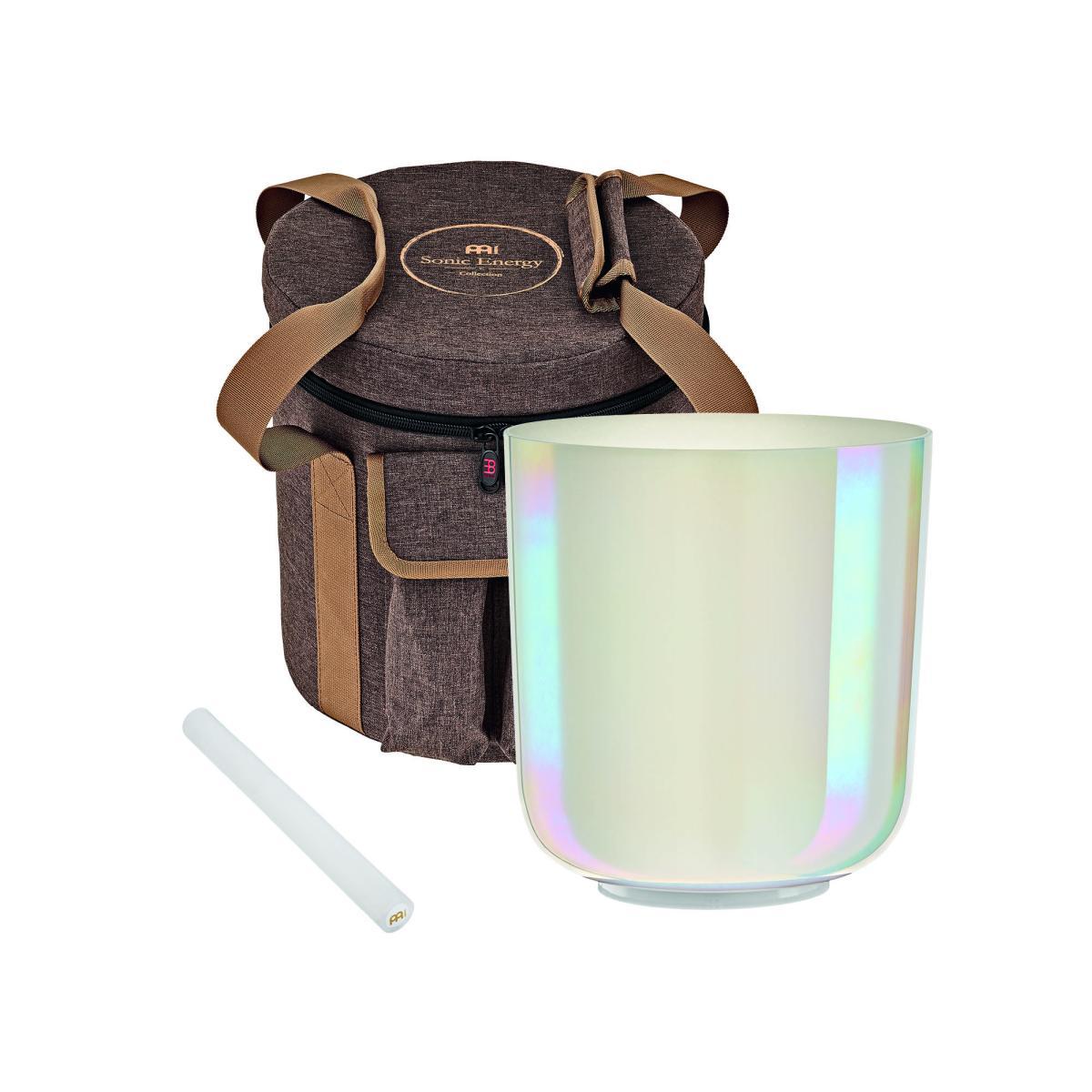 SONIC ENERGY ECSB7B3C Calice in cristallo Essence da 7" B3 cremosa 440 Hz chakra della corona