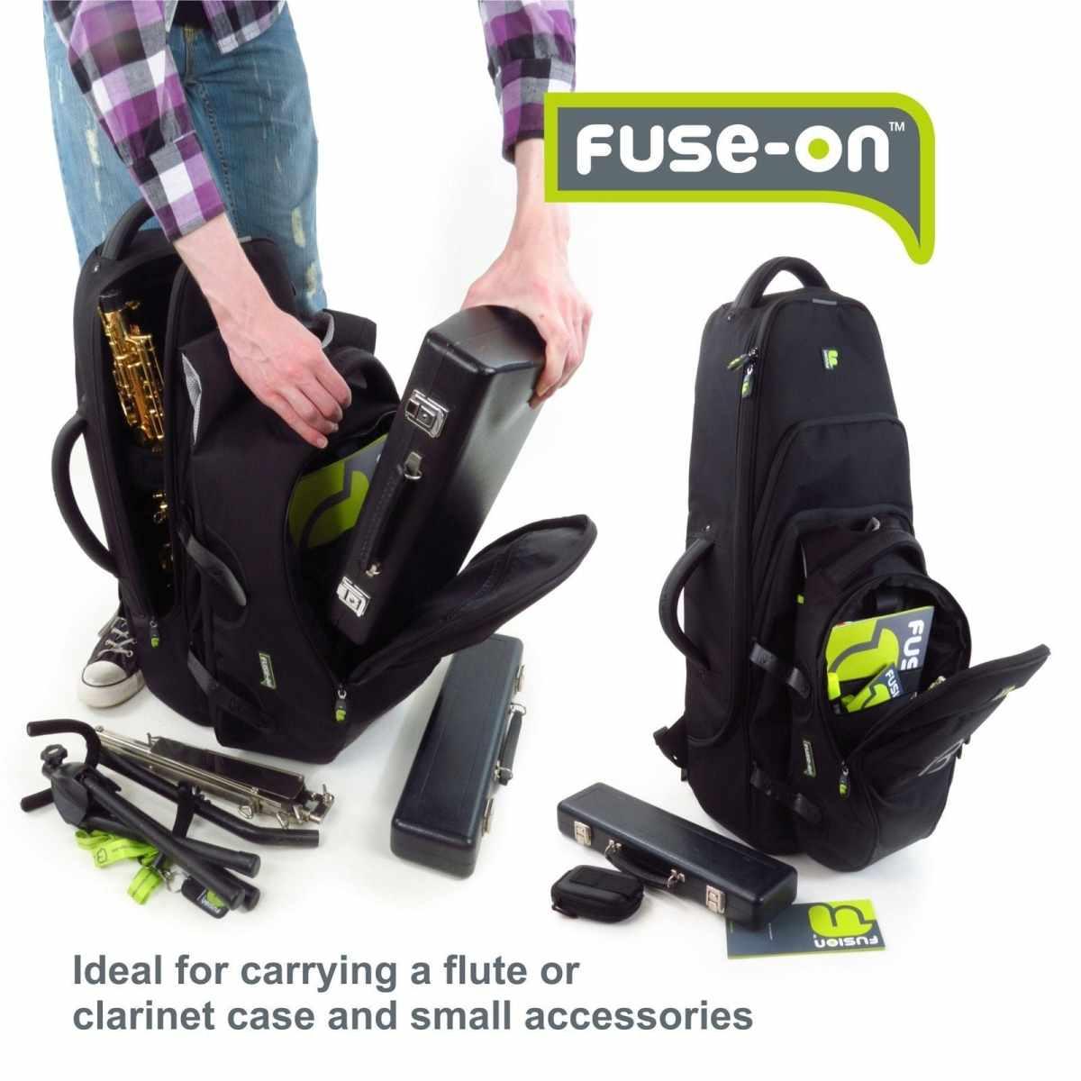 FUSION UA-02-B Zaino Medium Black/Blue