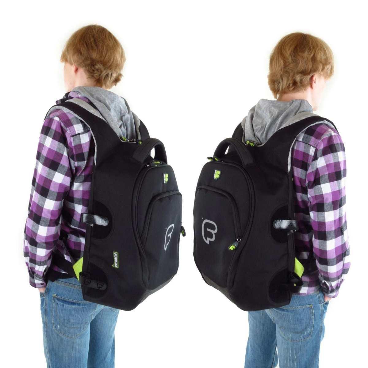 FUSION UA-03-B Zaino Large Black/Blue