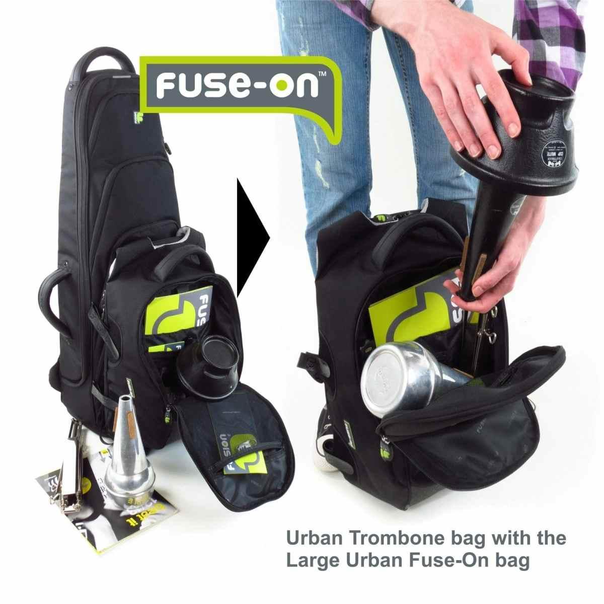 FUSION UA-03-B Zaino Large Black/Blue