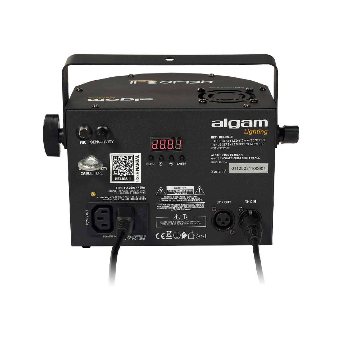 ALGAM LIGHTING HELIOS-II Proiettore Derby LED DMX