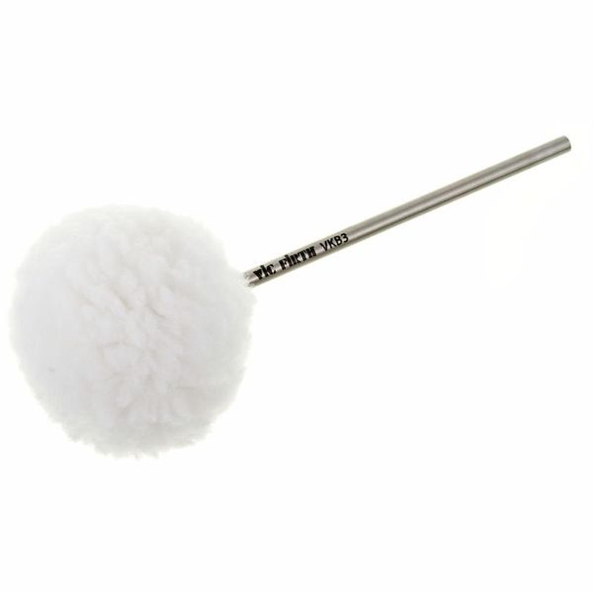 Vic firth vkb3 battente ovale in lana sintetica