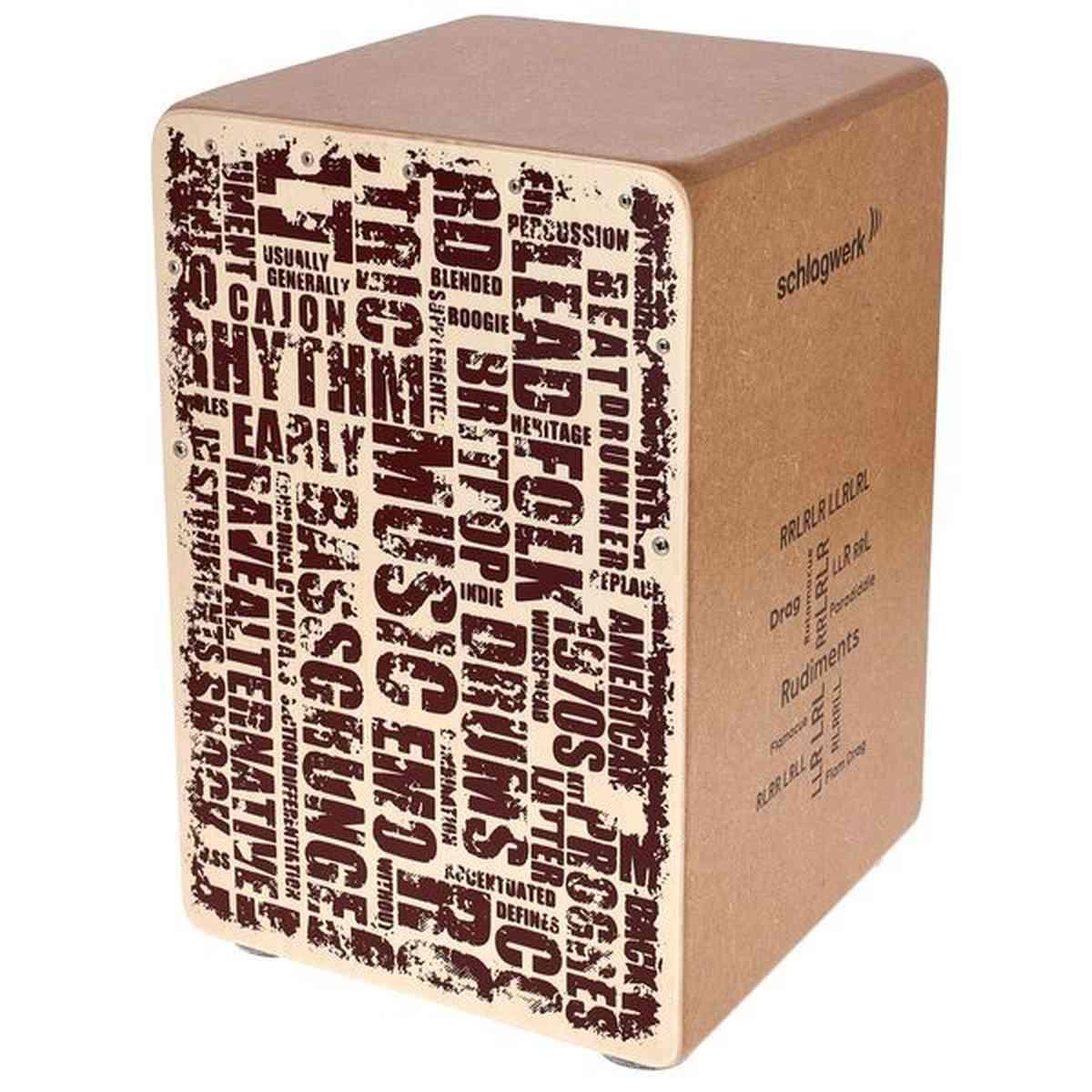 Schlagwerk cp85 cajon in multistrato di betulla