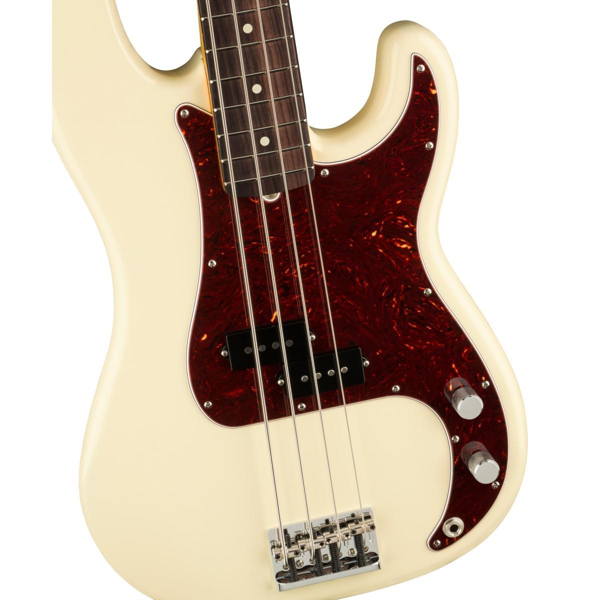 Fender american professional ii precision rw olympic white basso elettrico 4 corde