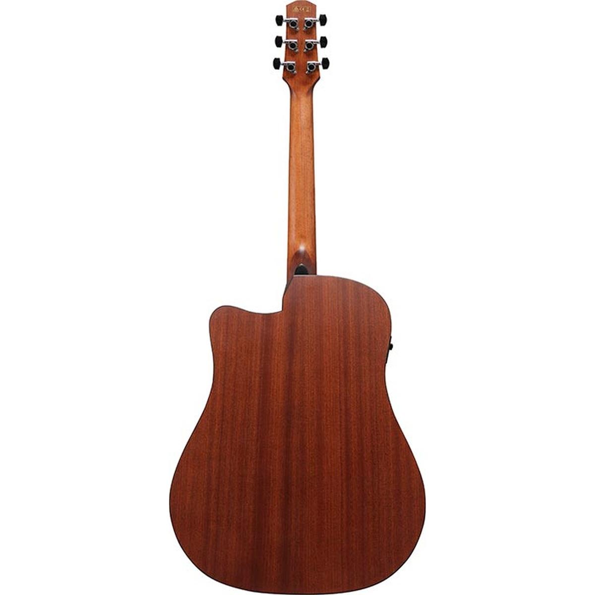 Ibanez aam50ceopn open pore natural chitarra acustica elettrificata