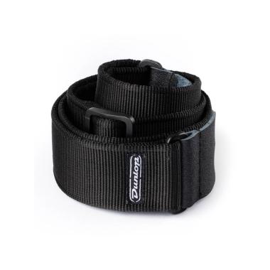 Dunlop d38-09bk tracolla nera per chitarra