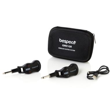 Bespeco gm01gr sistema wireless per chitarra e basso, uhf 480-530