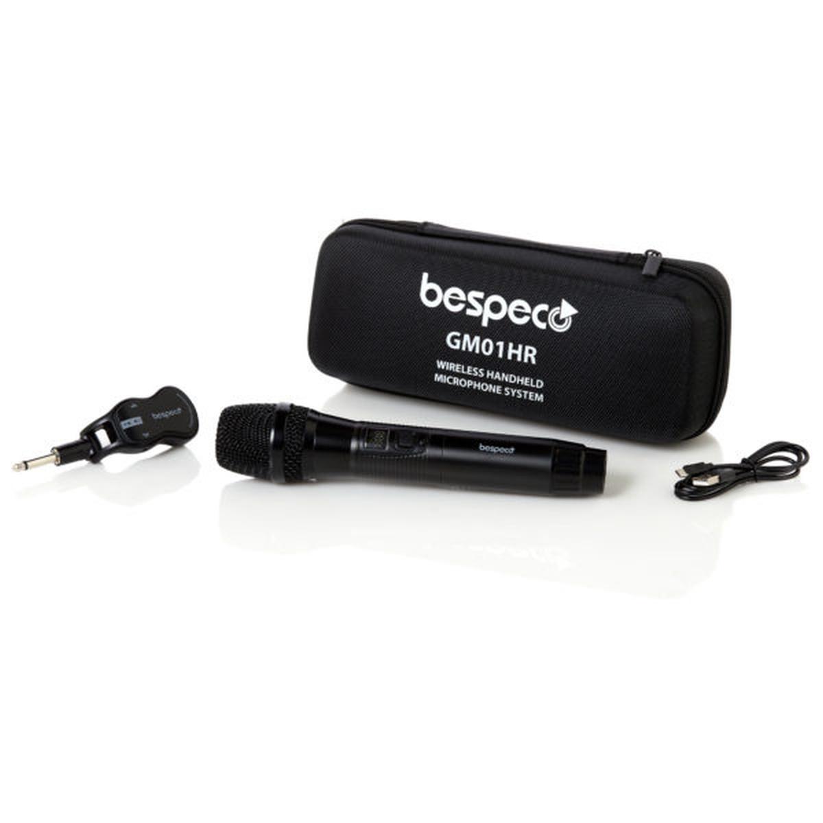 Bespeco gm01hr sistema wireless con palmare per voce, uhf 480-530