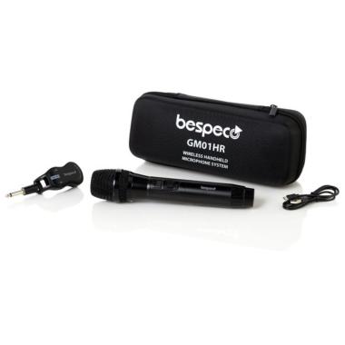 Bespeco gm01hr sistema wireless con palmare per voce, uhf 480-530