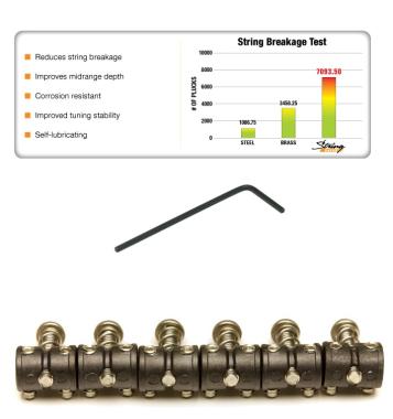 String saver ps8108 00 set 6 selle per chitarra elettrica