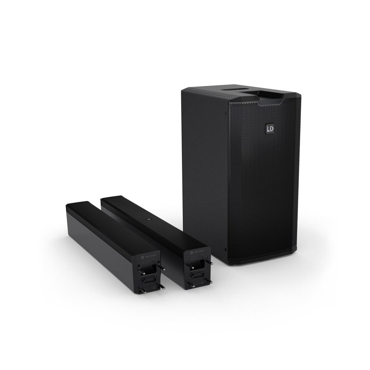 LD SYSTEMS MAUI 11 G3 MIX - PA a colonna, portatile, cardioide, con mixer digitale, nero