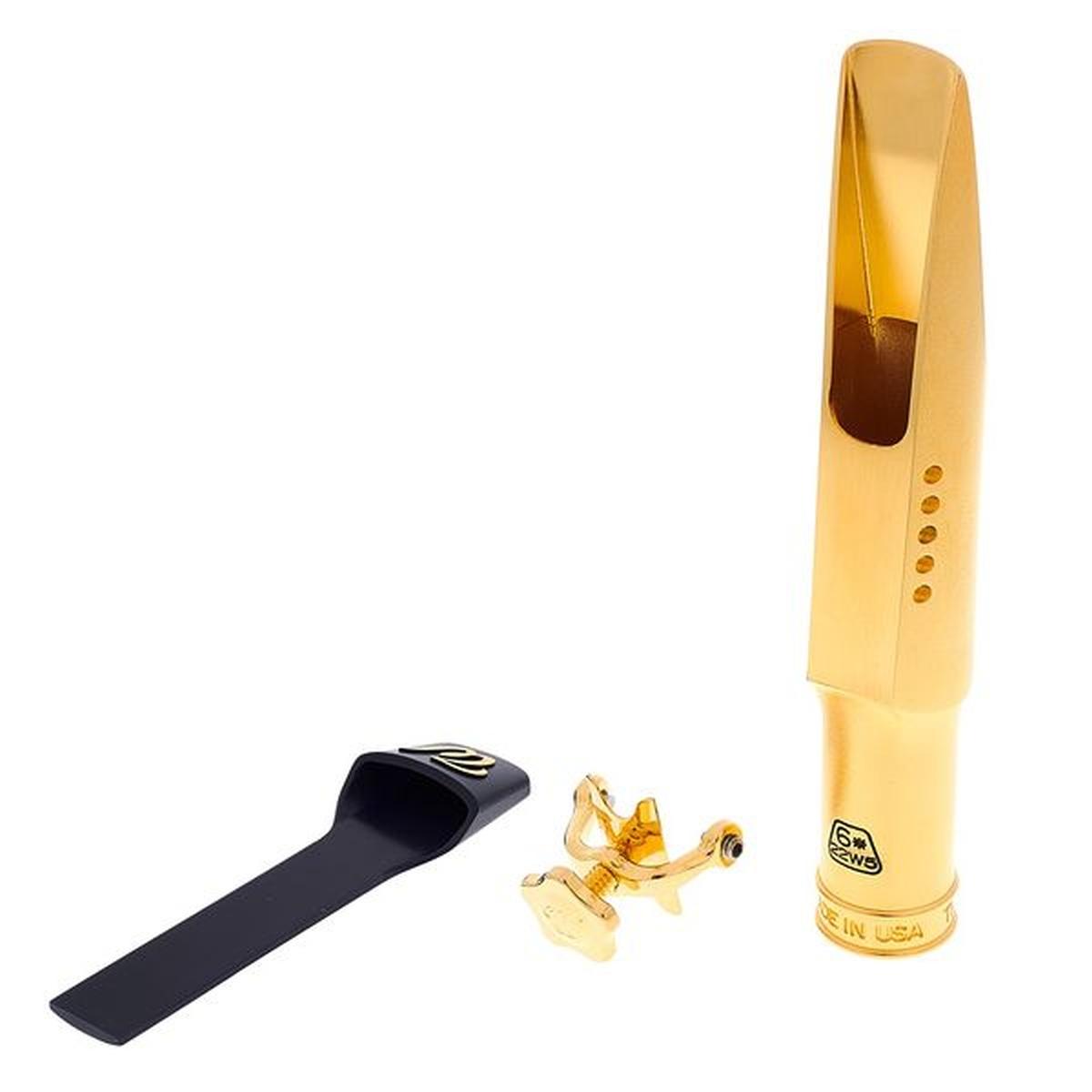 Theo wanne durga v gold bocchino per sax baritono 6*