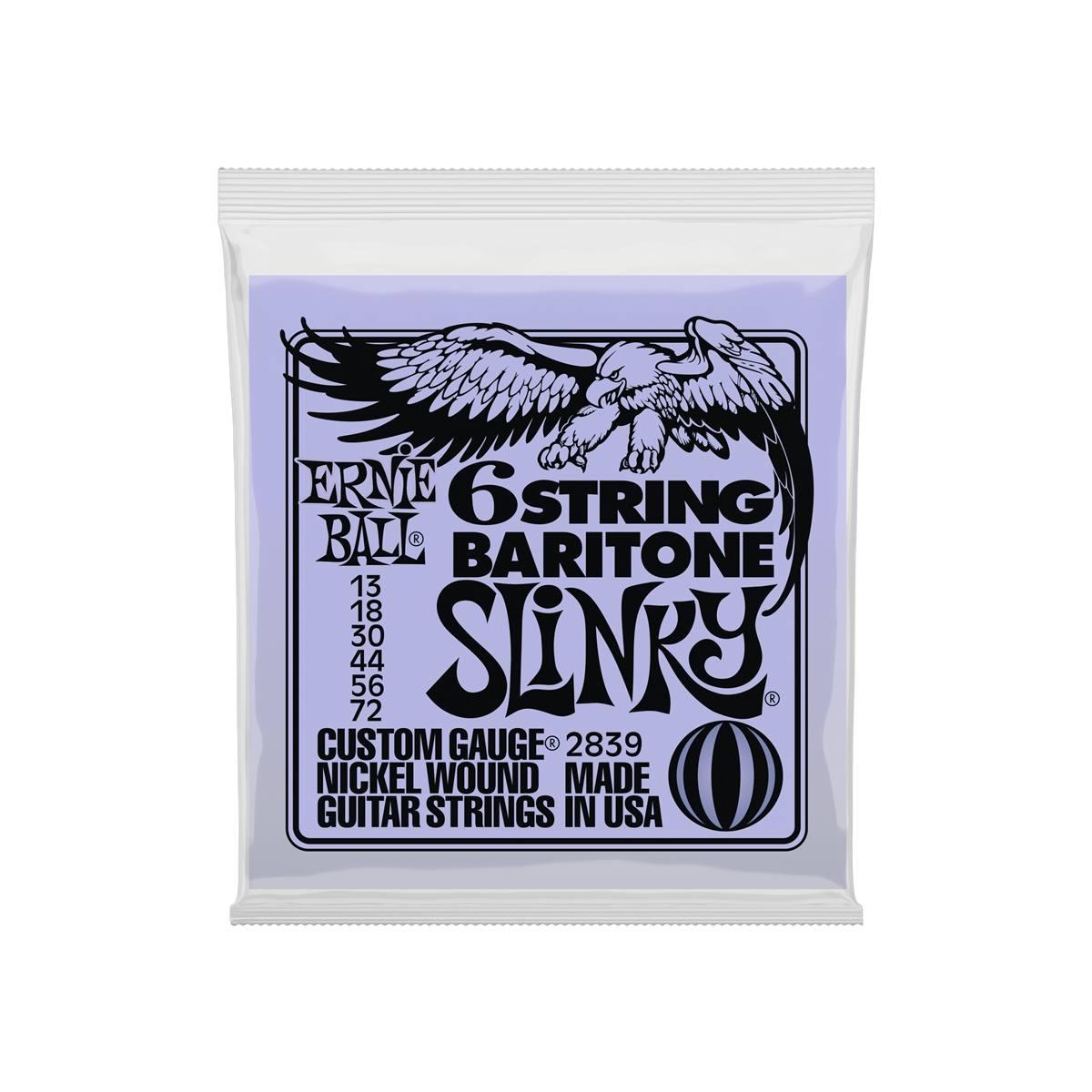 Ernie ball p02839 set di corde per chitarra elettrica baritona