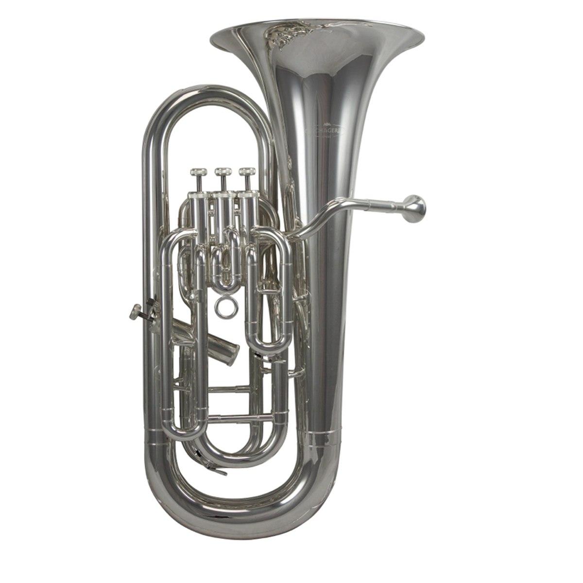 Schagerl 900s baritono pistoni 3+1 silver plated
