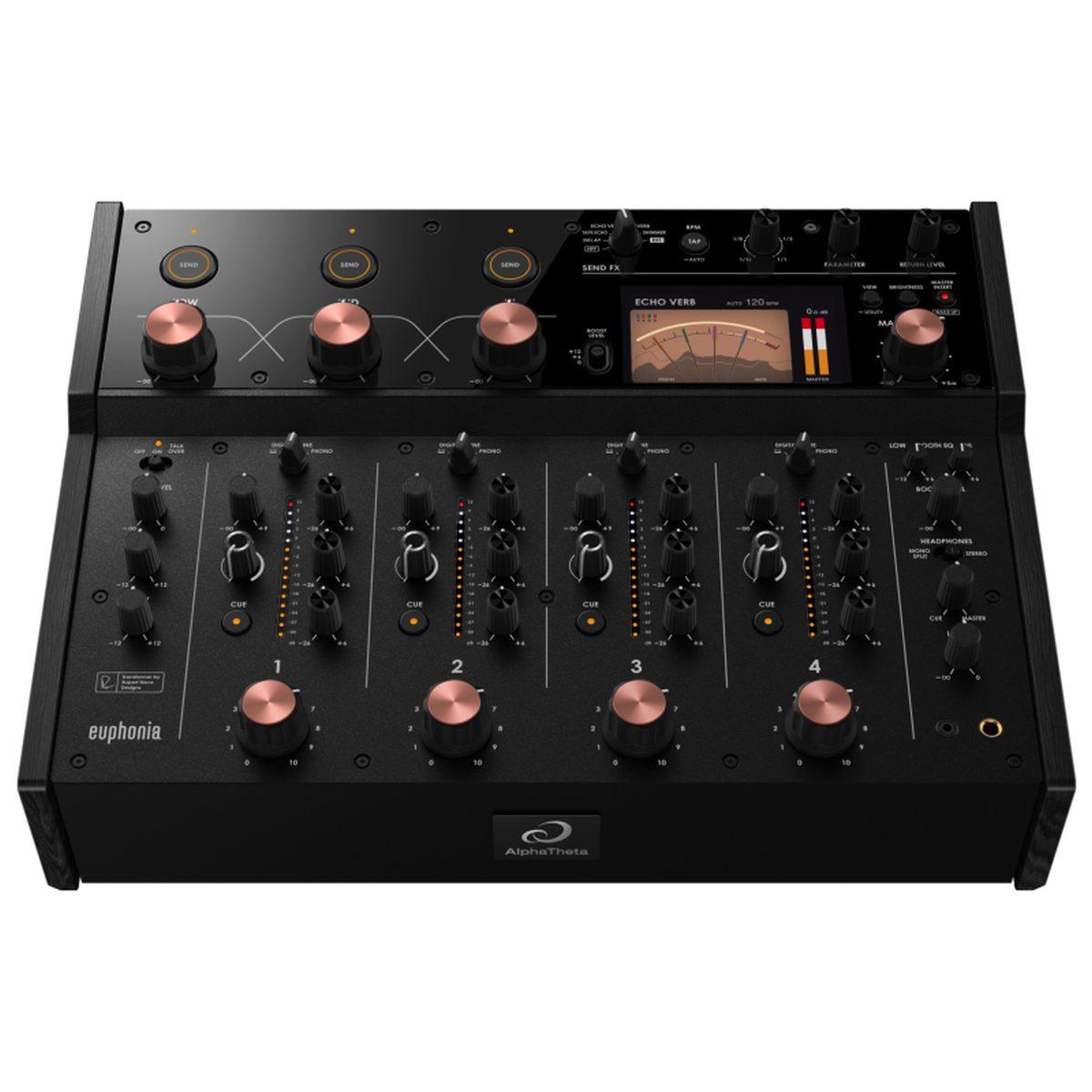 Alphatheta euphonia mixer rotativo a 4 canali professionale