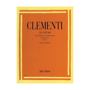 Clementi 23 studi dal gradus ad parnassum per pianoforte ( montani) 14