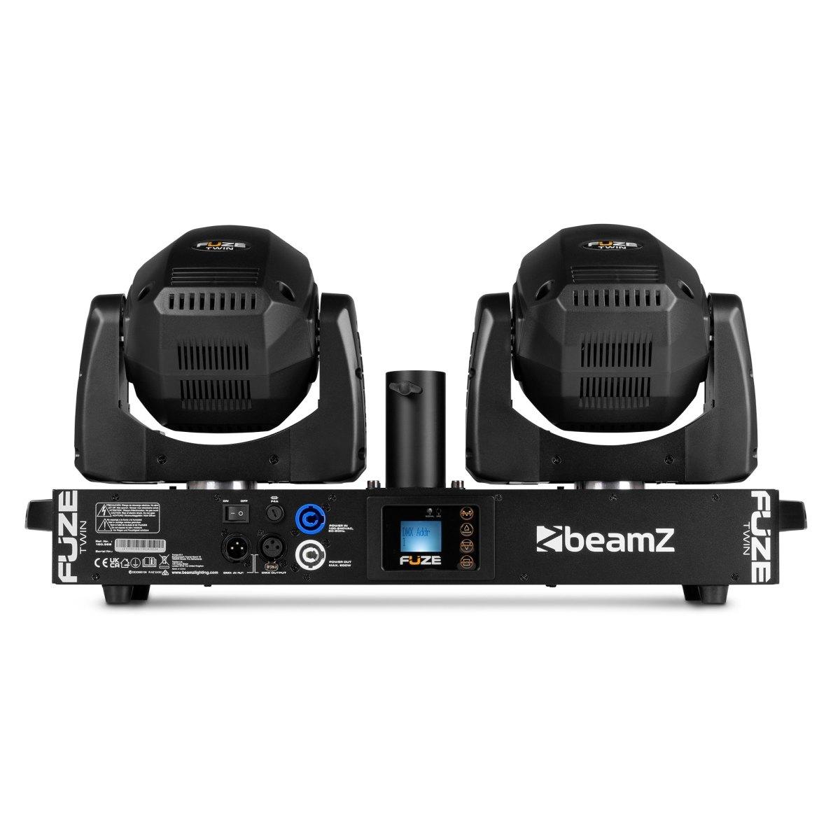 Beamz fuze twin led spot moving head bar