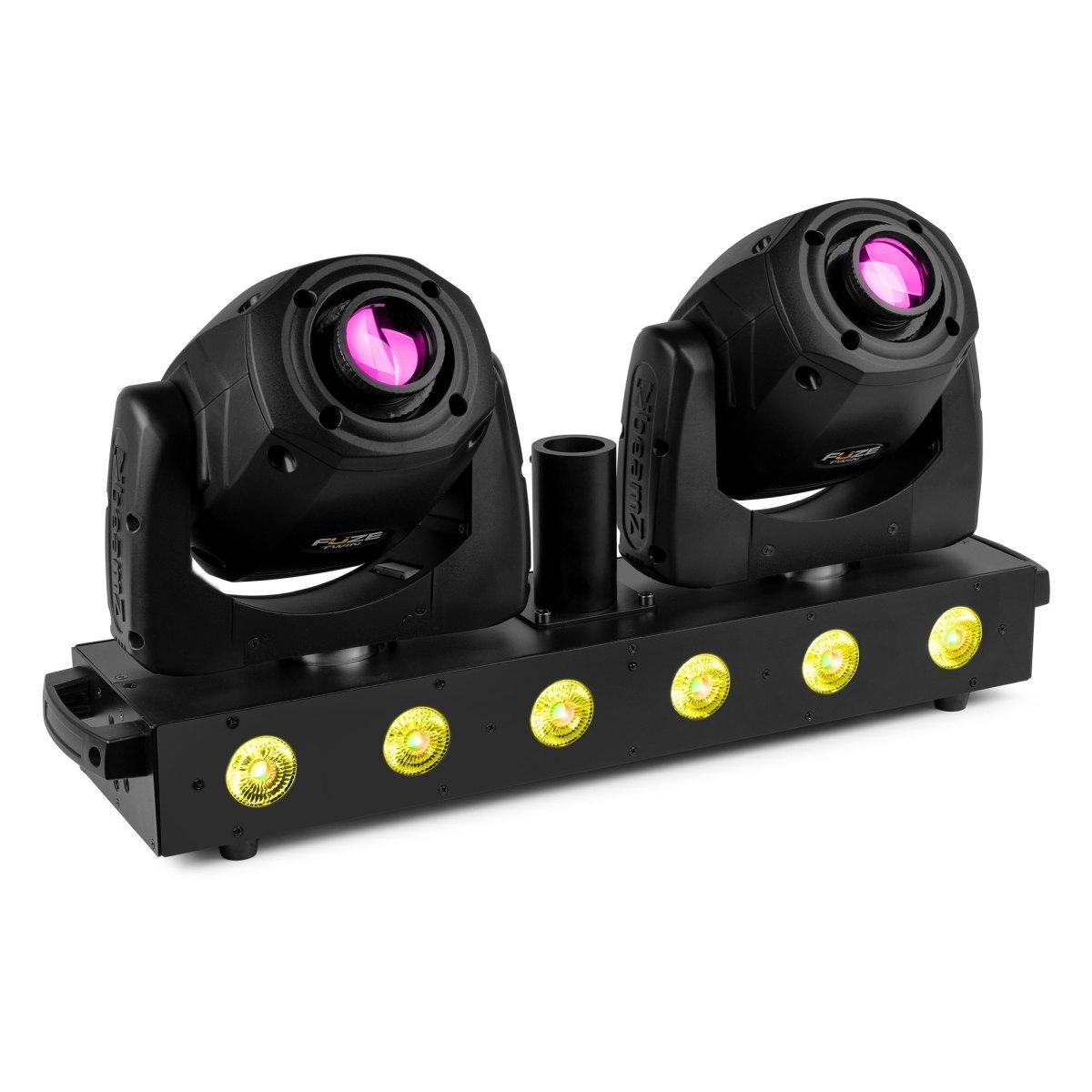 Beamz fuze twin led spot moving head bar
