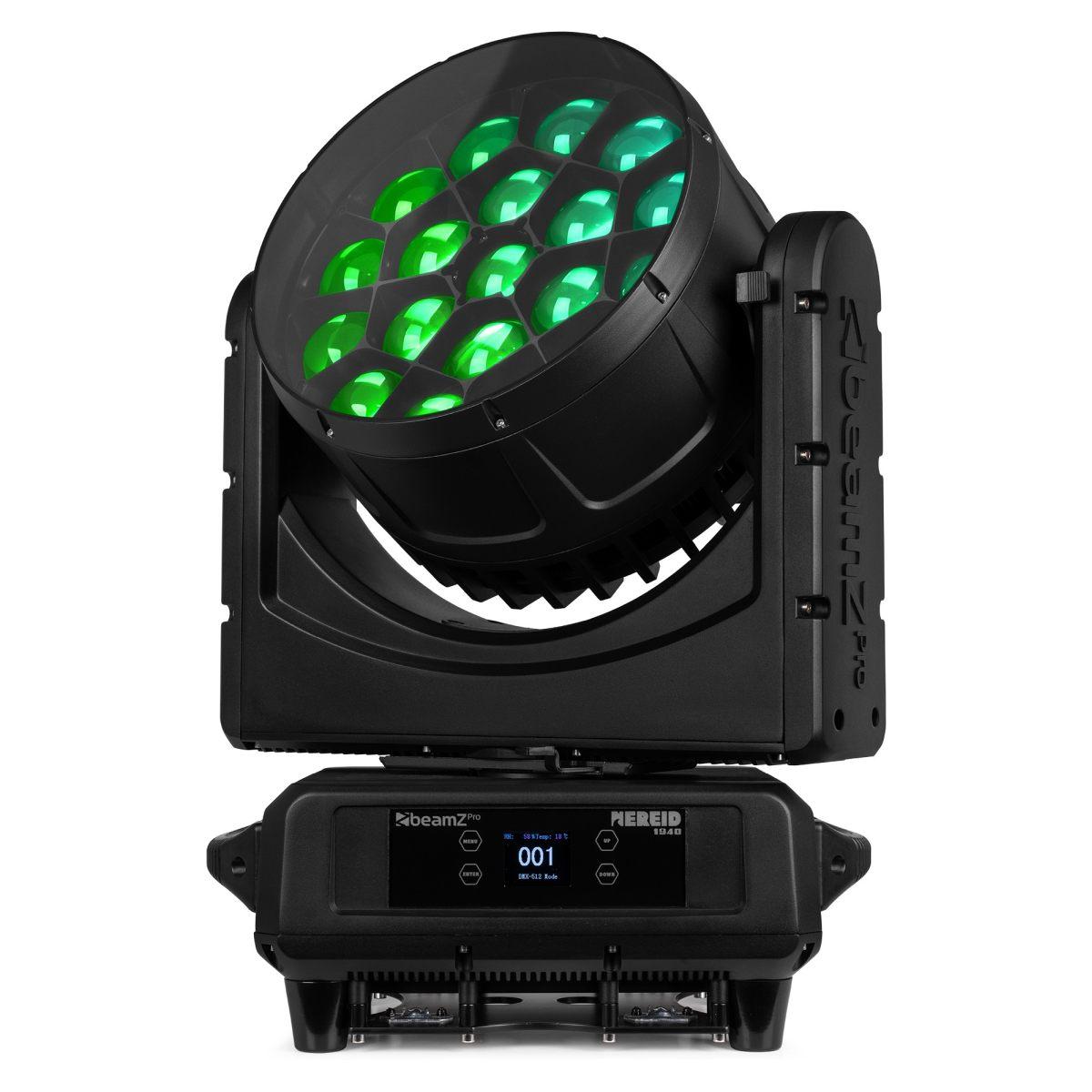 BEAMZ Nereid1940 LED IP65 OUTDOOR WASH MOVING HEAD WITH ZOOM 19x40W