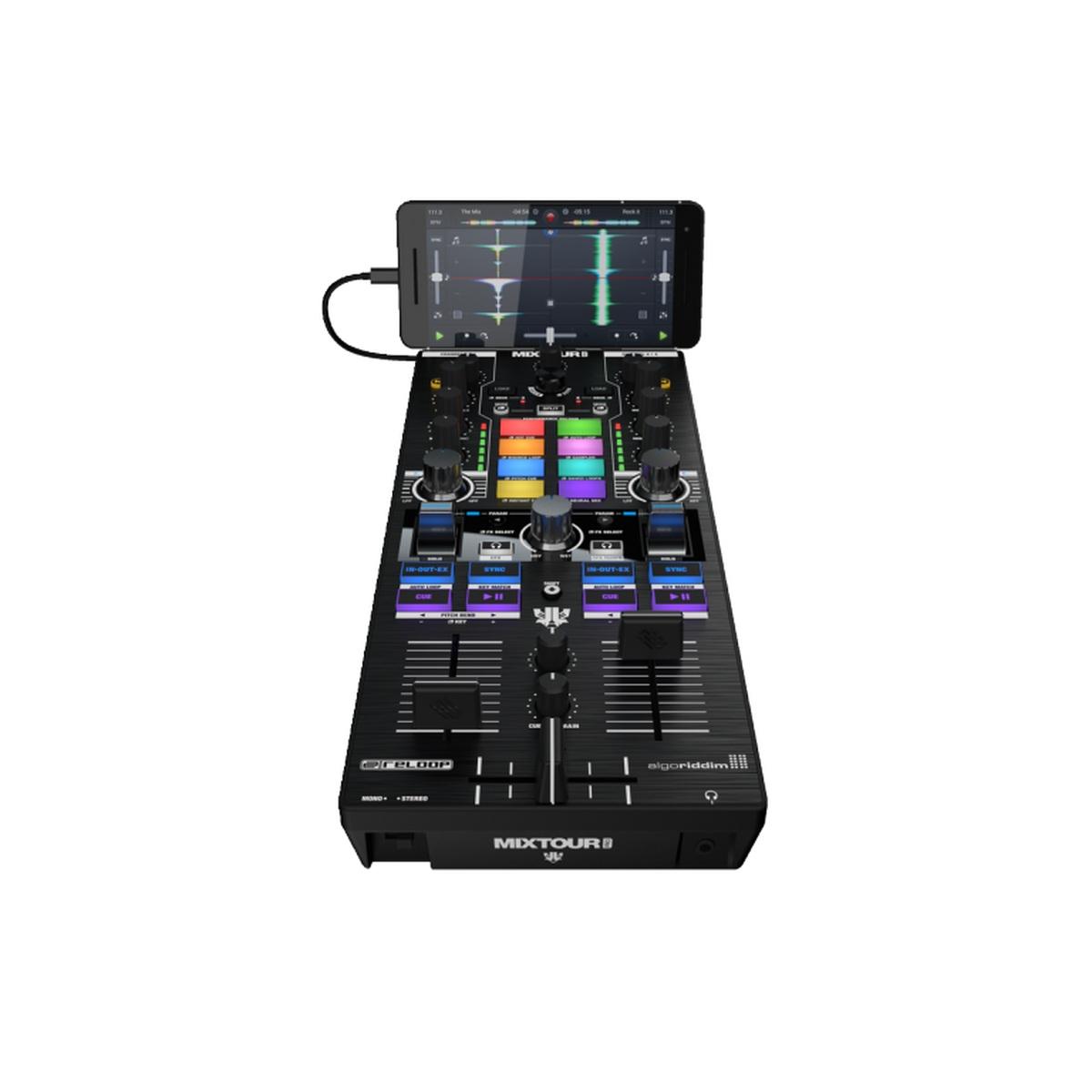 RELOOP MIXTOUR PRO controller DJ all-in-one a 4 deck