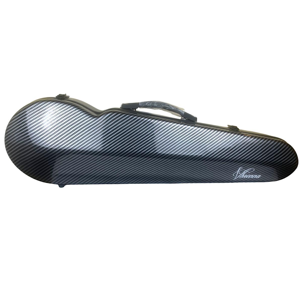 Plc carbon fibra case violino sagomata