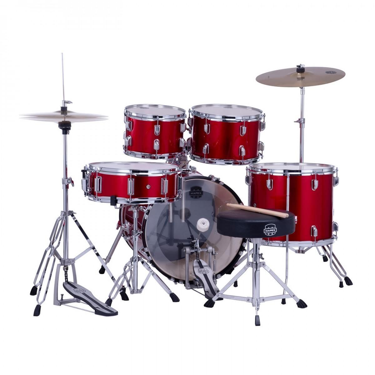 Mapex cm5044ftcir comet fusion 5 pezzi infra red con piatti cassa 20