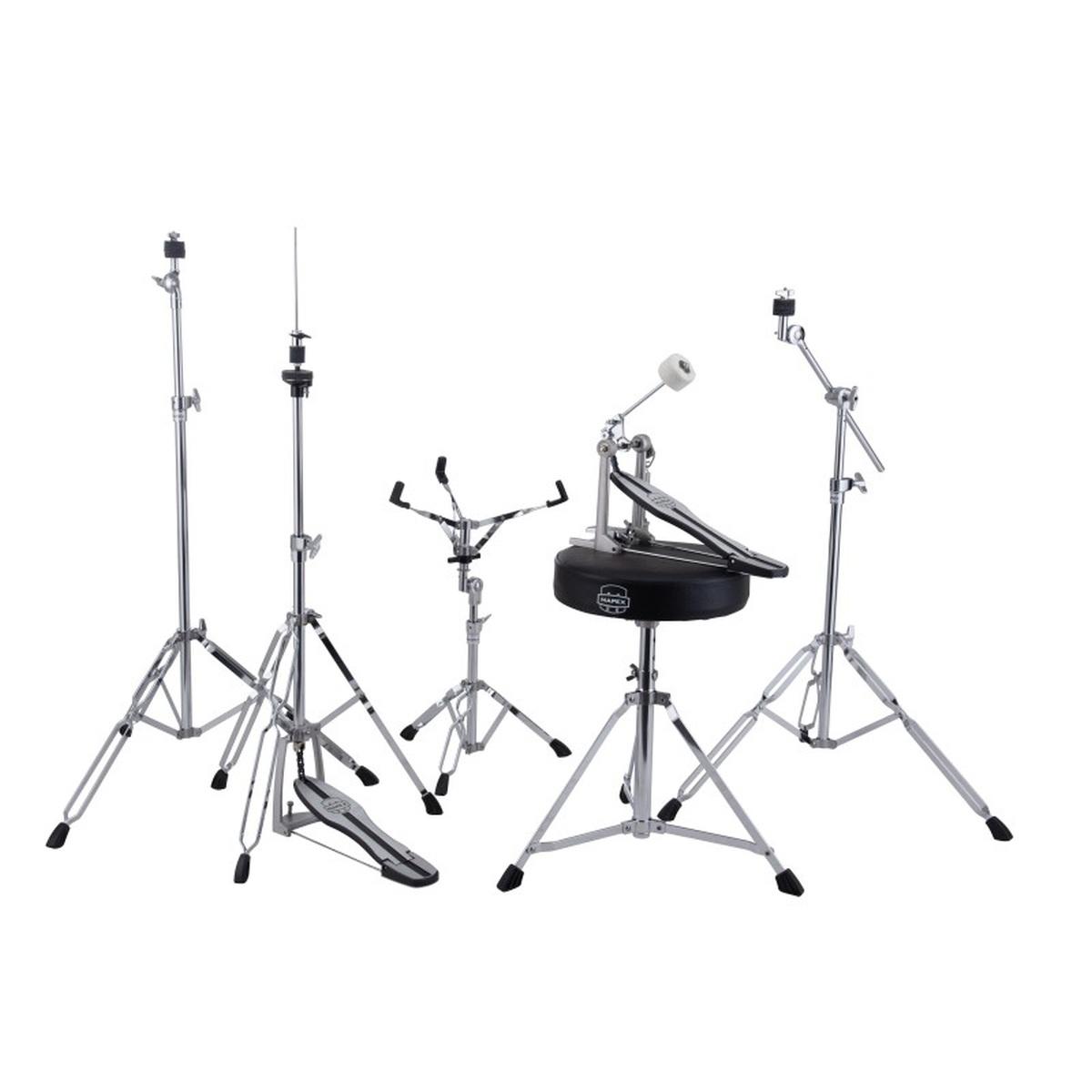 MAPEX CM5844FTCDK COMET STUDENT 5 PEZZI DARK BLACK CON PIATTI 18"