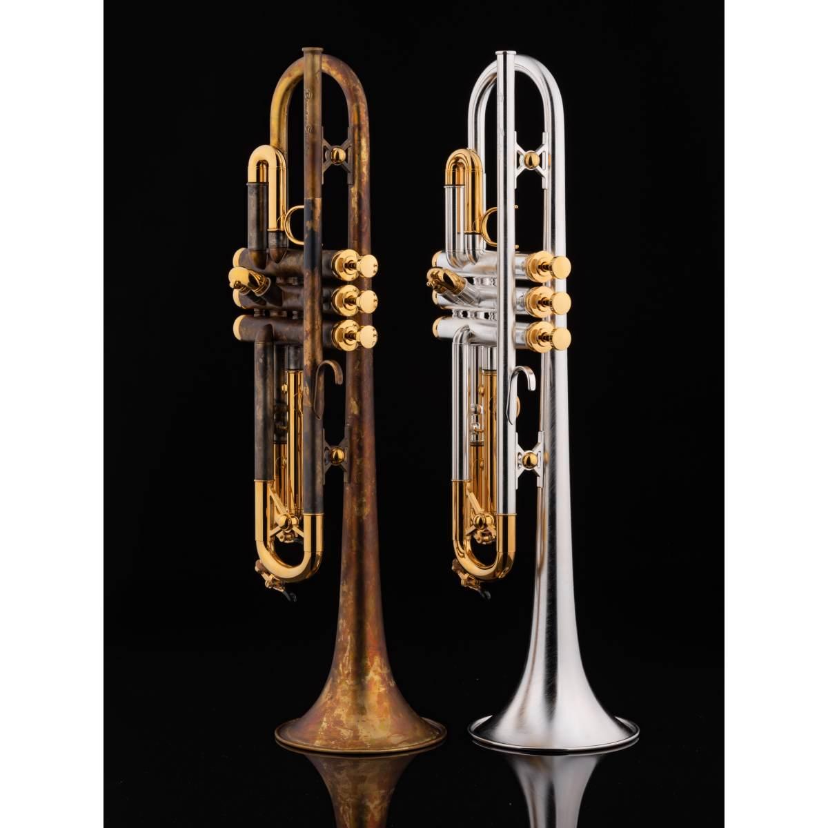 SCHAGERL ROMAN EMPIRE TROMBA IN Bb GOLD PLATED SN SCW 10852ML