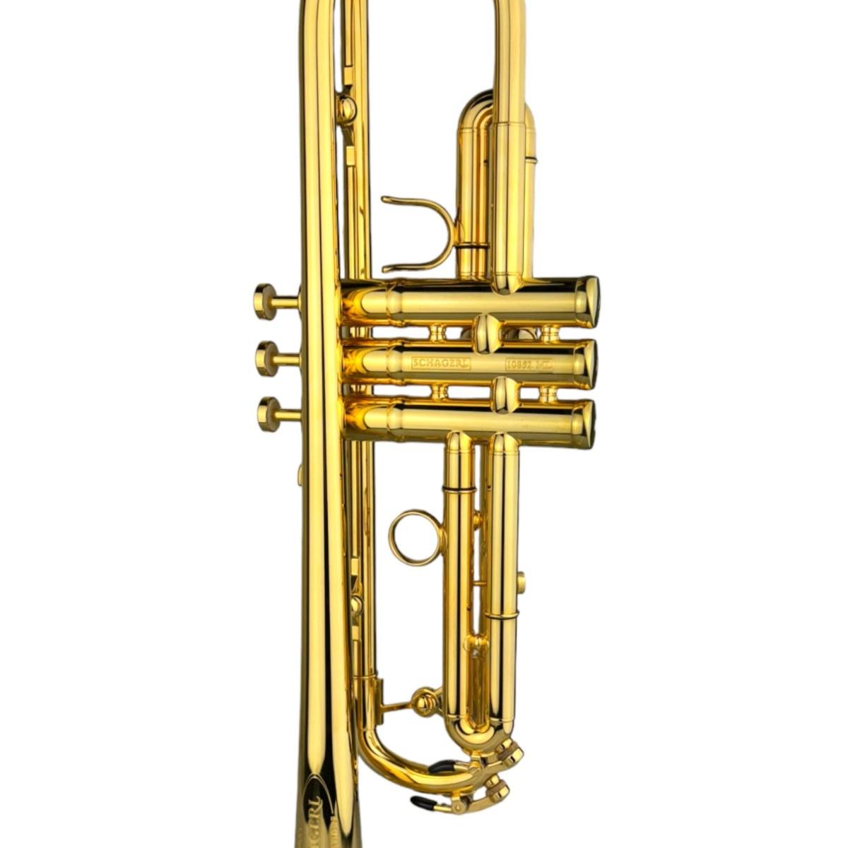 SCHAGERL ROMAN EMPIRE TROMBA IN Bb GOLD PLATED SN SCW 10852ML