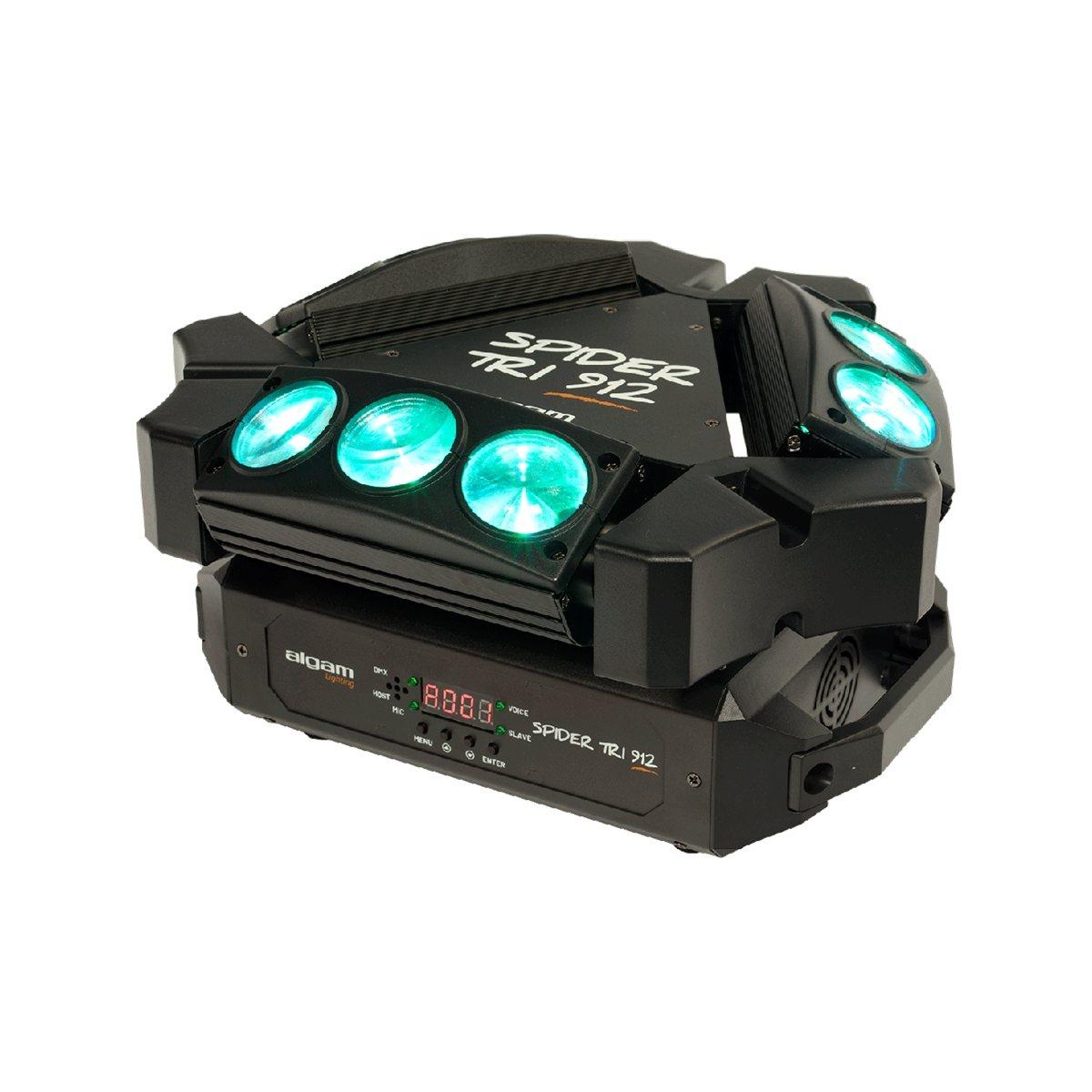 ALGAM LIGHTING SPIDER-TRI-912 Mini Barre Motorizzate Beam 9x12W